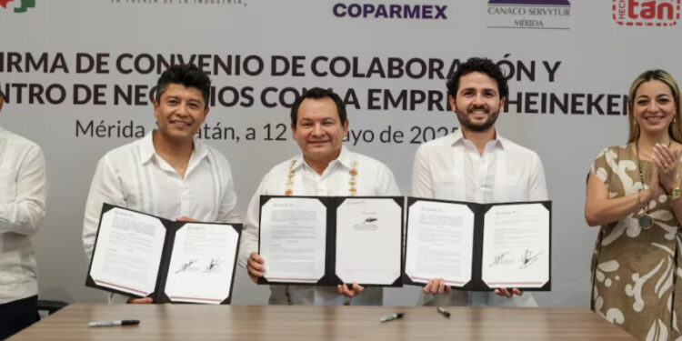 Yucatán y Heineken firman acuerdo para impulsar las cadenas de proveeduría locales