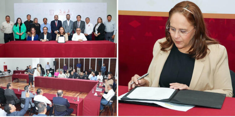 Firma Ayuntamiento convenio con universidades