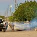 Realizan trabajos de fumigación en colonias cercanas a la Laguna de Oxidación