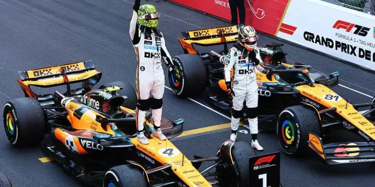 Lando Norris gana en Mónaco