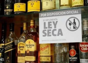 Se implementará ley seca durante jornada electoral