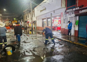Lluvias provocan inundaciones en alcaldía Xochimilco