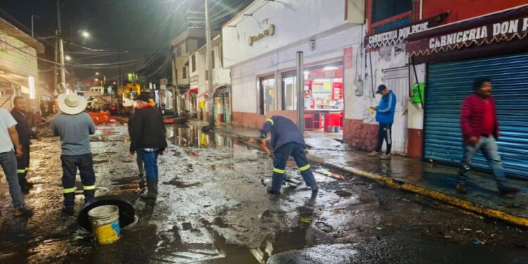 Lluvias provocan inundaciones en alcaldía Xochimilco