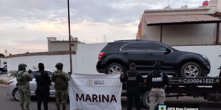 Detienen a una persona y aseguran material ilícito en operativo conjunto de SSPM, marina, AMIC, pesp y defensa en Cajeme