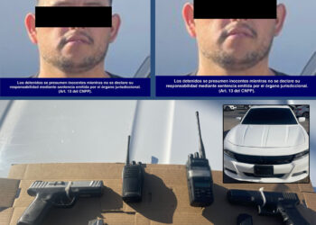 Detiene Gobierno de Sonora a dos personas armadas en colonia de Hermosillo