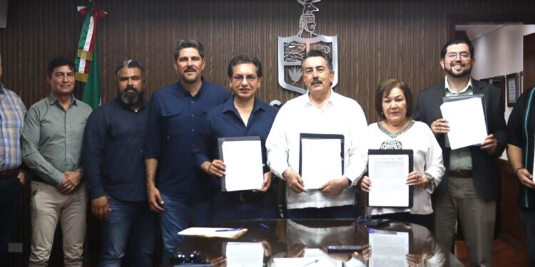 Firman acuerdo para rehabilitación del parque industrial como estrategia para estimular el desarrollo económico de Cajeme