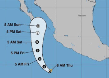Se ha formado la tormenta tropical ‘Alvin’