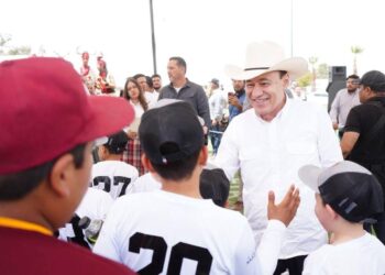 Gobernador Durazo y sector minero entregan Unidad Deportiva para niñas, niños y jóvenes del Río Sonora