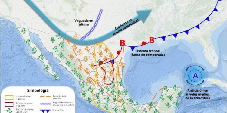 Sin actividad ciclónica sobre el Pacífico en las próximas 48 horas