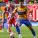 ¡Con el rosario en la mano! Tigres, a semifinales tras empatar con Necaxa en dramático encuentro