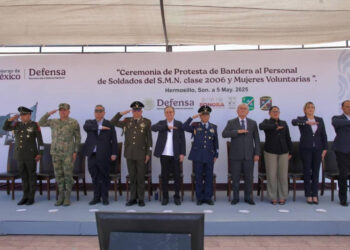 Encabeza Gobernador Durazo Ceremonia de Protesta a jóvenes del Servicio Militar en conmemoración a la Batalla de Puebla