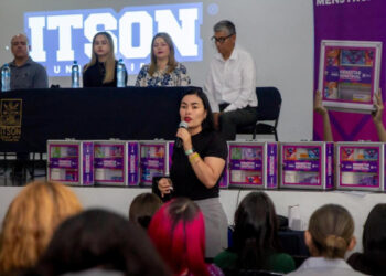 Gobierno de Sonora entrega botiquines de Bienestar Menstrual a ITSON Náinari