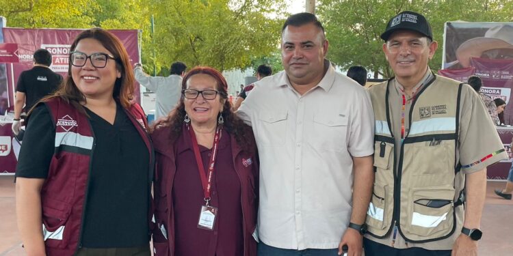 Gobernador Durazo lleva trámites gratuitos de “Sonora Atiende” a la colonia Olivares