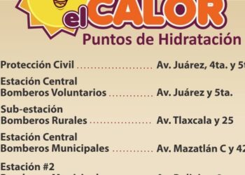 Activa Protección Civil puntos de hidratación este verano con “Aguas con el Calor”