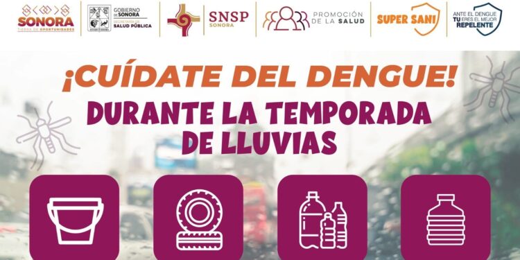 Ante la llegada de las lluvias, el Gobierno de Sonora refuerza acciones para prevenir el dengue