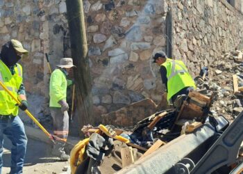 Retiran 55 toneladas de  basura de “La Esperanza”
