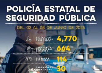 Registra Gobierno de Sonora 114 detenciones en operativos de la PESP