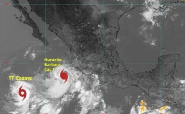 Emiten Alerta Verde en estados del Pacífico por el huracán «Bárbara»