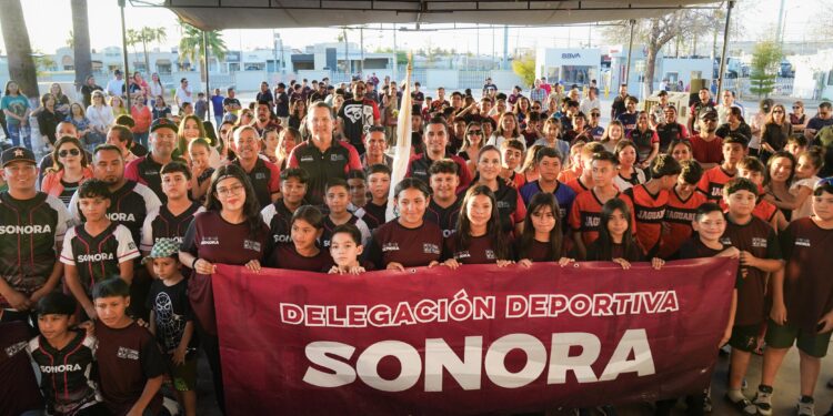 Abandera Gobierno de Sonora a estudiantes que participarán en los Juegos Deportivos Nacionales Escolares: SEC