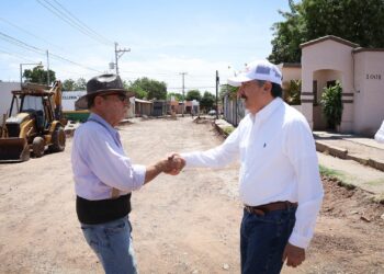 Supervisa Javier Lamarque avances y calidad de trabajos de Obras en proceso de pavimentación