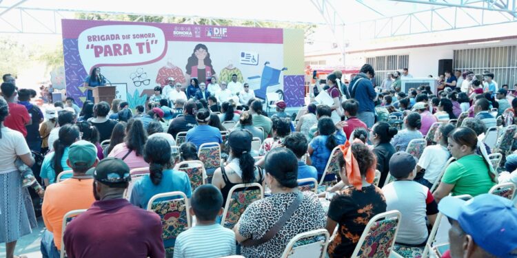 Gobierno de Sonora lleva servicios y apoyos a familias vulnerables de Puerto Peñasco