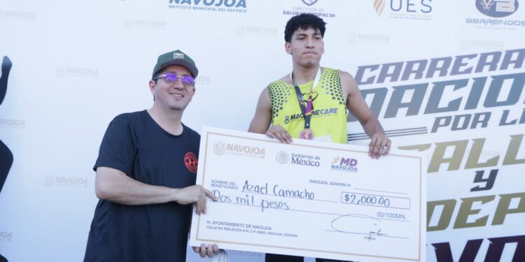 Vive Navojoa exitosa y alegre carrera nacional por la salud y el deporte