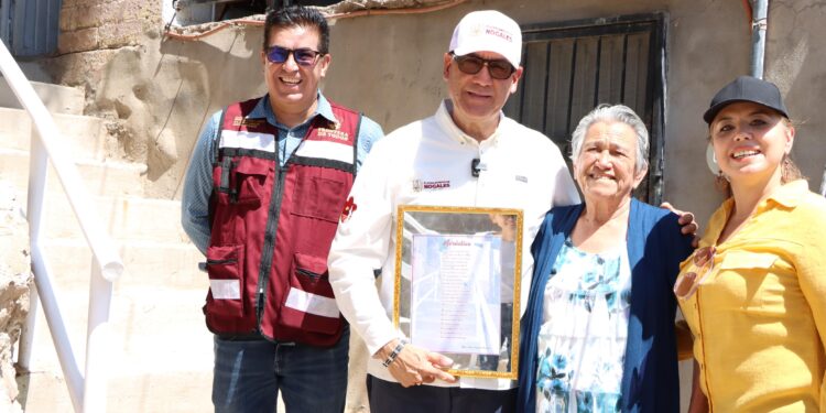 Atiende alcalde necesidades los vecinos de la “Héroes”