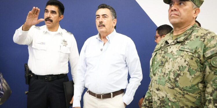 Inaugura presidente Lamarque nueva área del centro de mando y control (c2) de la secretaría de seguridad pública municipal de Cajeme