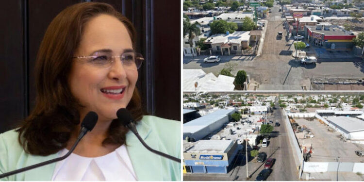 Presenta Ayuntamiento de Guaymas avances en obras de pavimentación