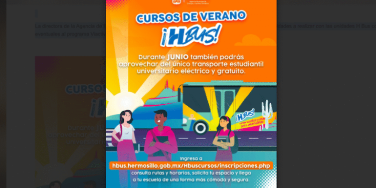 Otorgará H Bus servicio a estudiantes universitarios en cursos de verano