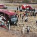 Fuerte accidente de camion de pasajeros en Sonora