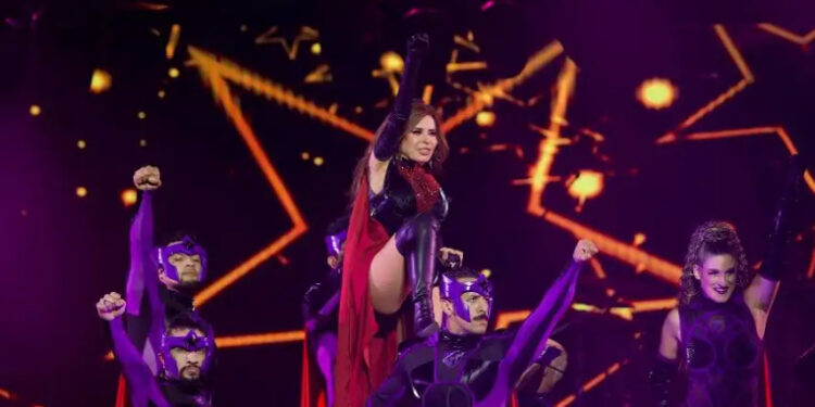 Gloria Trevi realiza su concierto