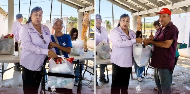 DIF Municipal entrega 100 despensas a familias vulnerables