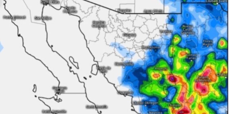 Se esperan para hoy chubascos y fuertes lluvias en la sierra