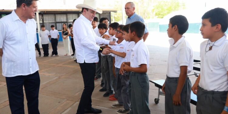 Gobernador Durazo impulsa mejoras en infraestructura del Instituto Kino para garantizar educación integral de niñas y niños