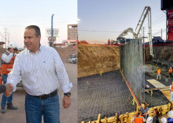 Van muy bien los avances en obra de paso a desnivel: Toño Astiazarán