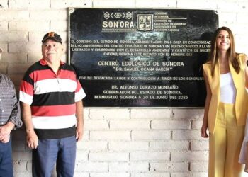 Honra Gobernador Durazo legado del Dr. Samuel Ocaña con nombramiento del Centro Ecológico