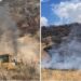 Logran importante avance en el control del incendio forestal en la Sierra Los Ajos