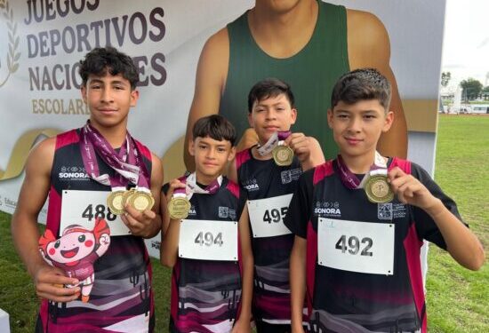 Sonora lidera el medallero en los Juegos Deportivos Nacionales Escolares: SEC