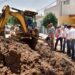 El presidente de Cajeme Javier Lamarque supervisa obras de OOMAPASC