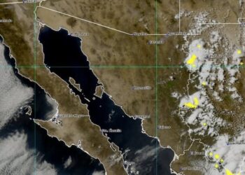 Potencial de tormentas sobre la zona serrana de Sonora
