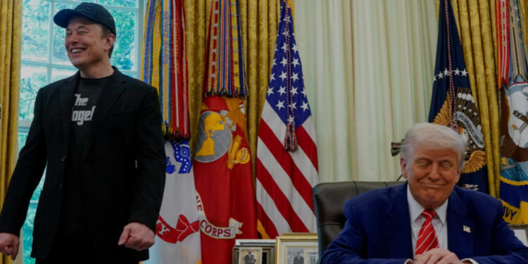 Dejan atrás los días felices; Trump y Musk se divorcian