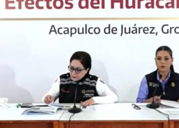 Listas brigadas para atender afectaciones por el huracán Erick en Guerrero: Evelyn Salgado