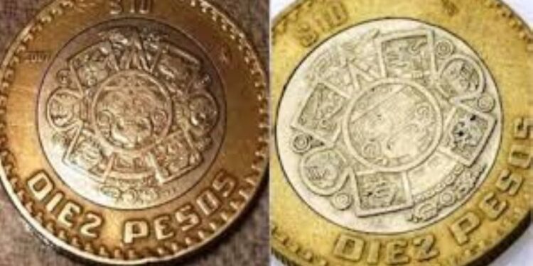 Banco de México lanza instrucciones para detectar monedas falsas de 10 pesos