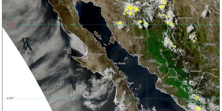 Aviso meteorológico: Tormentas en Sonora