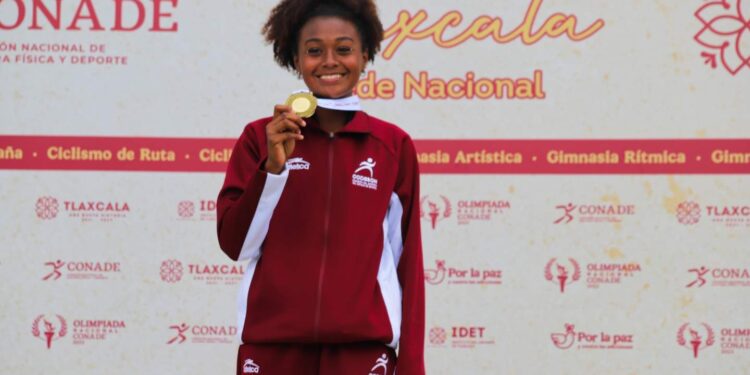 Alumna de Cobach Sonora es la reina del heptatlón en la Olimpiada Nacional 2025