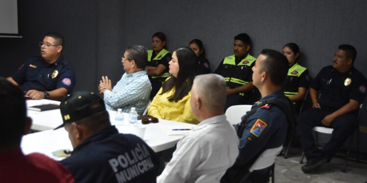 Previsores por temporada de lluvias se reúnen protección civil y dependencias del Ayuntamiento