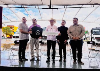 Mejoran alcalde Javier Lamarque y Gobernador Alfonso Durazo la movilidad en el transporte Urbano y entregan más vialidades recuperadas