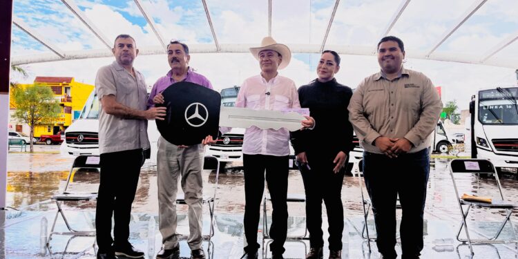 Mejoran alcalde Javier Lamarque y Gobernador Alfonso Durazo la movilidad en el transporte Urbano y entregan más vialidades recuperadas