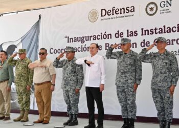 Gobernador Durazo inaugura instalaciones de la Guardia Nacional en Cajeme; suman 19 en Sonora